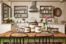 5 Desain Kitchen Set Minimalis Bergaya Vintage Ini Bikin Kesan Seperti Dapur Jaman Dulu