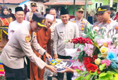Camat Muara Kelingi Apresiasi Program Bedah Rumah Polres Musi Rawas