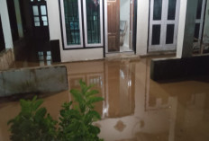BREAKING NEWS! Sungai Lakitan Meluap, Rendam Sebagian Jalan Hingga Rumah Warga