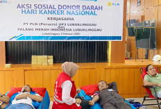 Peringati Bulan K3 Nasional dan Hari Kanker Sedunia, PLN UP3 Lubuklinggau Gelar Aksi Donor Darah