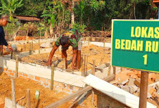 TMMD ke-125 Kodim 0406 Lubuklinggau Bangun RLH di BTS Ulu Musi Rawas