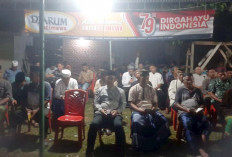 Peringati HUT RI ke-79, Warga RT 01 Margamulya Lubuk Linggau Doa Bersama