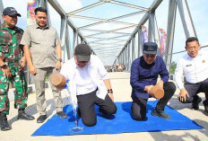 Dibangun 5 Tahun dengan Dana Rp 87,153 Miliar, Jembatan Sungai Lematang Akhirnya Diresmikan