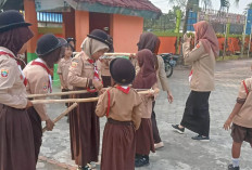 Melalui Ekskul Pramuka, SDN 61 Lubuk Linggau Asah Keterampilan dan Karakter Siswa 