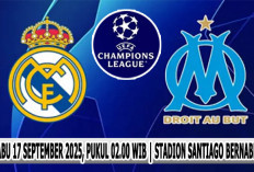 Tiga Poin Sulit di Bernabeu?, Prediksi Real Madrid vs Marseille, Liga Champion 2025/2026, Cek Link Live