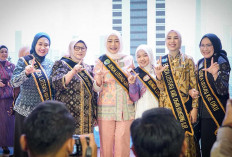 Risca Priba Ayu dan Fatimah Toha Hadiri Audiensi Akbar Bunda Literasi Sumsel di Perpusnas RI