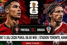 Perpisahan Ronaldo atau Modric?, Prediksi Portugal vs Kroasia, Piala Dunia 2026, Babak 32 Besar, Live TVRI