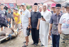Idul Adha 1445 H, Masjid Al-Muhajirin Tanjung Aman Lubuklinggau Bagikan 624 Paket Daging Kurban 