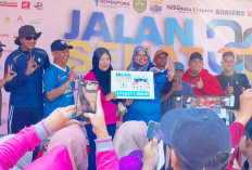 Jalan Sehat HUT Ke-30 Sumatera Ekspres, Warga Banyuasin Raih Mobil Toyota, Lestiana Jadi Umroh