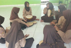 SMPN 3 Lubuk Linggau Miliki Ekskul Rebana, Ini Manfaatnya