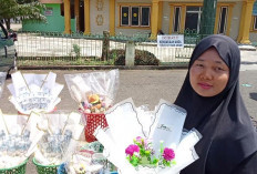 Penjual Buket Bunga di Lubuk Linggau Kecipratan Rezeki Bisa Meraup Omset Puluhan Juta Per Bulan