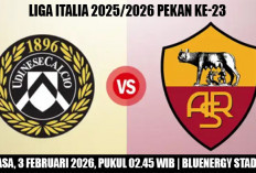 Prediksi Udinese vs AS Roma, Liga Italia 2025/2026, Pekan ke-23, Berikut Link Live Streamingnya