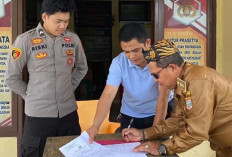 Sengaja Simpan Senpira Bisa Dipidana Warga Desa Tebing Tinggi Muratara Serahkan Senpira Ilegal Secara Sukarela