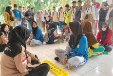 Intip Serunya Pelajar Ikut Lomba Permainan Tradisional di Museum Subkoss Garuda Sriwijaya Lubuklinggau