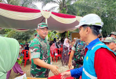 PLN ULP Muara Enim Sukses Dukung TMMD Kodim 0404, Wujudkan Terangnya Harapan di Desa