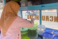 Es Cincau Hijau dan Sticky Milk, Perpaduan Segar Favorit Anak Muda di Lubuk Linggau