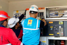 PLN UP3 Lubuklinggau Sukses Lakukan Penyalaan Perdana Pelanggan TM PT Cakra Bumi Energi Daya 1.385.000 VA