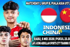 Poin Perdana Garuda Muda?, Prediksi Indonesia U17 vs Cina U17, Piala Asia U17 2026, Matchday 1, Grup B