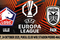 Kemenangan Ketiga Calvin Verdonk dkk?, Prediksi Lille vs PAOK, Liga Europa 2025/2026, Tayang Kapan & di Mana?