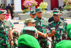 Dandim 0406 dan Bupati Muratara Sambut Batalyon Tempur (TP) 846/KS, Ini Pesan Tegas Dandrem 044 Gapo