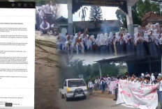 Pelajar SMA Negeri Surulangun Demo Ganti Kepsek, Ada 7 Tuntutan  