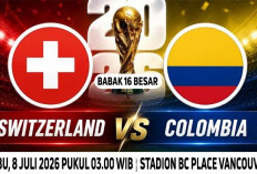La Nati Dihantui Kutukan 16 besar?, Prediksi Kolombia vs Swiss, Piala Dunia 2026, Babak 16 Besar, Live TVRI