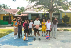 SDN 40 Lubuk Linggau Bangun Kerja Sama Tim Lewat Basket
