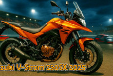 Motor Petualang Garang, Suzuki V-Strom 250SX 2025 Tawarkan Harga dan Tarif Pajak Segini