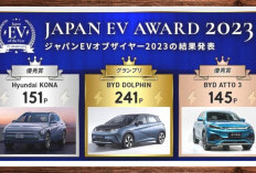 3 Mobil Listrik China Penguasa Japan EV Award 2023, Merek Jepang Tidak Ada