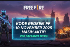 Buruan! Kode Redeem FF 10 November 2025 Masih Aktif, Cek Daftarnya di Sini