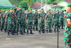 Dandim 0406 Lubuk Linggau Serahkan Bingkisan dan Apel Pembagian Cuti Lebaran 2025