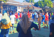 Humanis,  Pegawai Lapas Narkotika Muara Beliti Senam Bersama Warga Binaan 