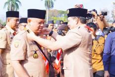 Pj Bupati Muba Terima Lencana Melati