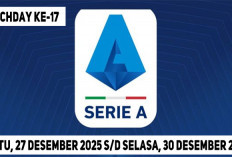 Jadwal Liga Italia 2025/2026 Pekan ini, 27-30 Desember 2025, Cek Daftar Big Match, Update Klasemen, Link Live