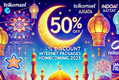 Diskon Paket Kuota 50% Selama Mudik Lebaran 2025 dari Komdigi, Telkomsel, XL Axiata, Indosat dan Smartfren  
