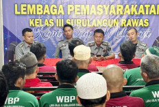 Kasubsi Kamtib Lapas Surulangun Rawas Tegaskan ZERO HALINAR ke Warga Binaan