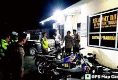 Polisi Sita Motor Berknalpot Brong di Cafe Mahaloka Tugumulyo