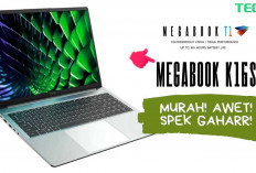 Tecno Megabook K16S Laptop Generasi Modern Berdesain Serba Logam Hadir di Indonesia 