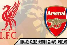 Puncak Memanas, Prediksi Liverpool vs Arsenal, Liga Inggris 2025/2026, Cek Link Live Streaming!