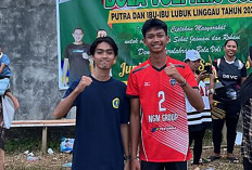 ATLET MEGANG SAKTI UNJUK GIGI DI KEJUARAAN BOLA VOLLY