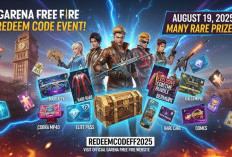 Buruan! Kode Redeem FF 19 Agustus 2025 Resmi Garena, Banyak Hadiah Langka