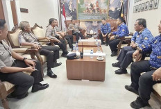 Sambangi Polres, Kantor Pertanahan Lubuk Linggau Sosialisasi Layanan Pertanahan