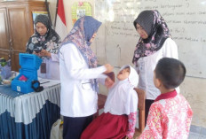 SDN 20 Lubuklinggau Sukseskan PIN Polio Bersama Puskesmas Sidorejo