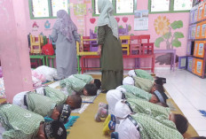 TK ABA 1 Lubuk Linggau Tanamkan Nilai Islami Sejak Usia Dini: Kenalkan Bacaan dan Gerakan Sholat