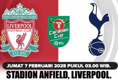 Liverpool vs Tottenham Hotspur, Tak Mudah Bagi The Reds, Semifinal Carabao Cup 2024/2025, Leg 2 & Jam Tayang