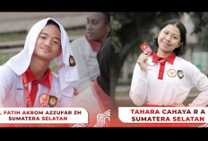 Ini Profil Tahara Cahaya RA dan Al Fatih Akrom Azzufar ZHB Paskibraka Nasional yang Mewakili Sumatera Selatan