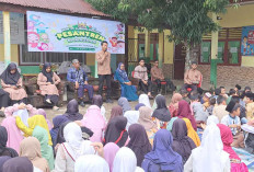 Pesantren Kilat Ramadan di SDN 29 Lubuklinggau Diisi Dengan Bakti Sosial
