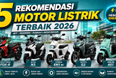 5 Rekomendasi Motor Listrik Terbaik 2026, Irit, Modern, dan Nyaman untuk Harian
