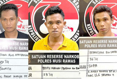Anggota Polres Musi Rawas Ringkus 3 Pengedar Narkoba, Berikut Identitas Lengkapnya