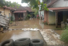 Jelang Lebaran Rumah Warga di Dusun 1 Desa Widodo Musi Rawas Kebanjiran
